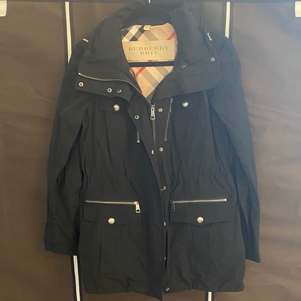 Burberry Brit Black Utility Jacket for Women